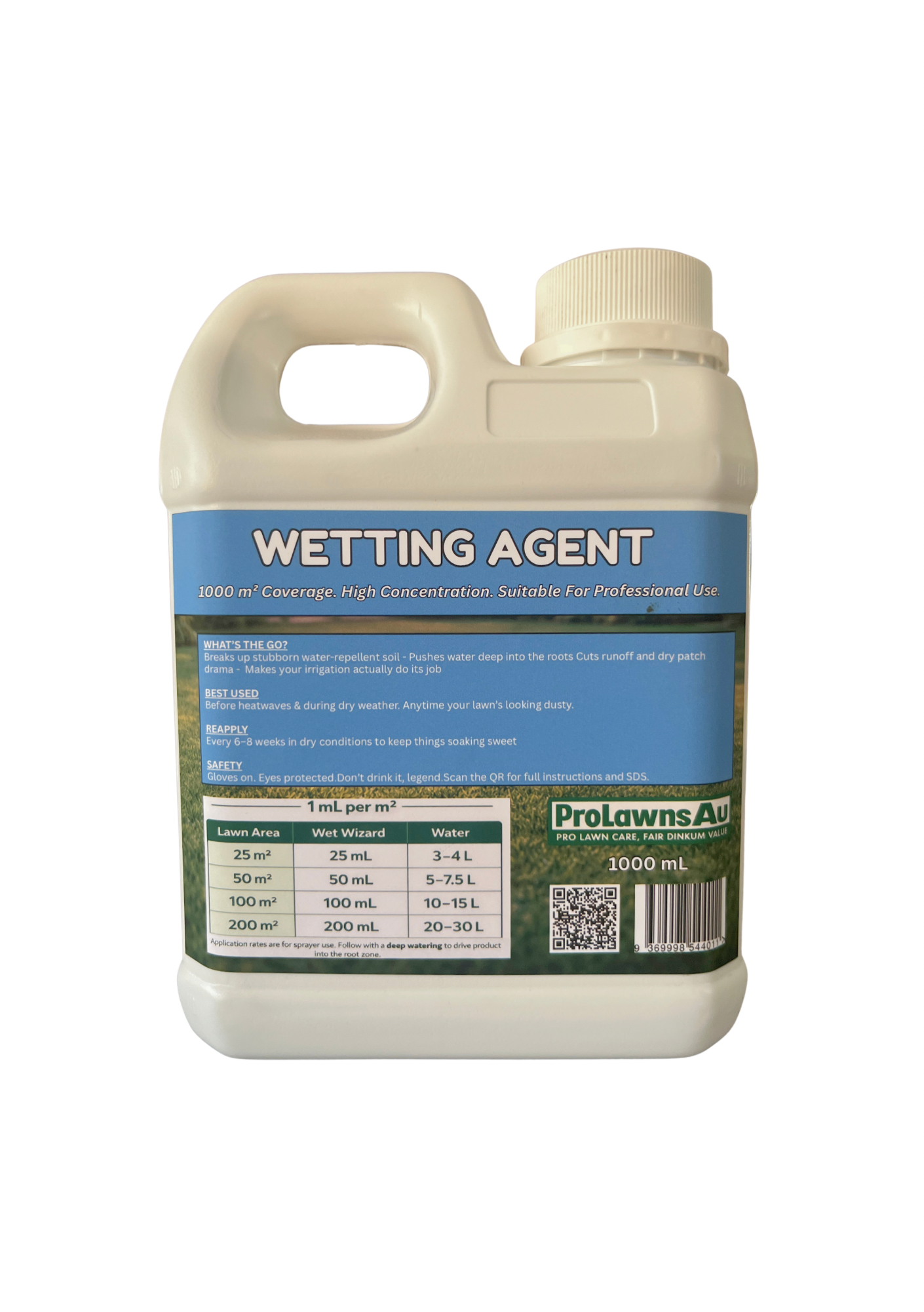 Wet Wizard - Lawn Wetting Agent 1Lt