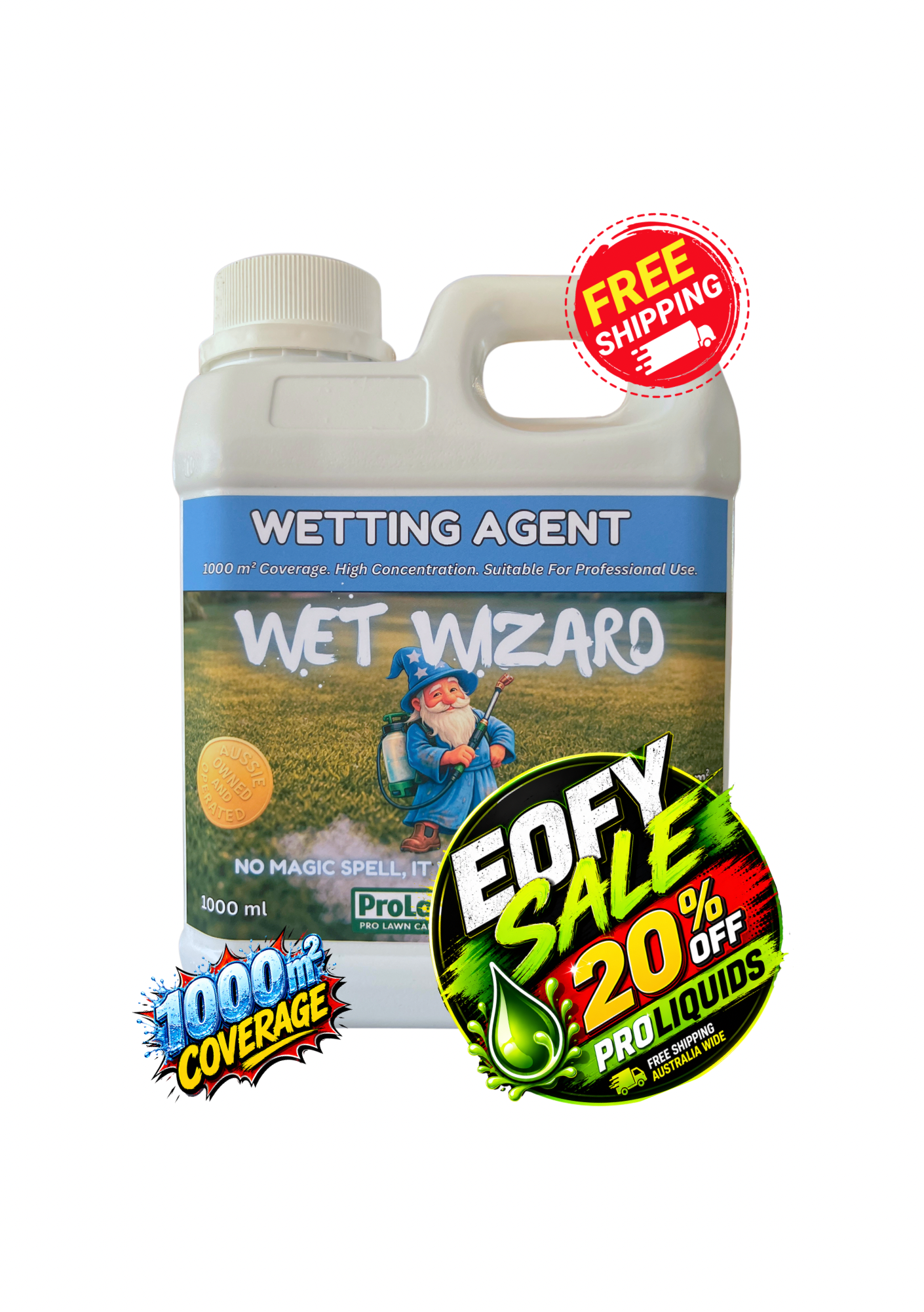 Wet Wizard - Lawn Wetting Agent 1Lt