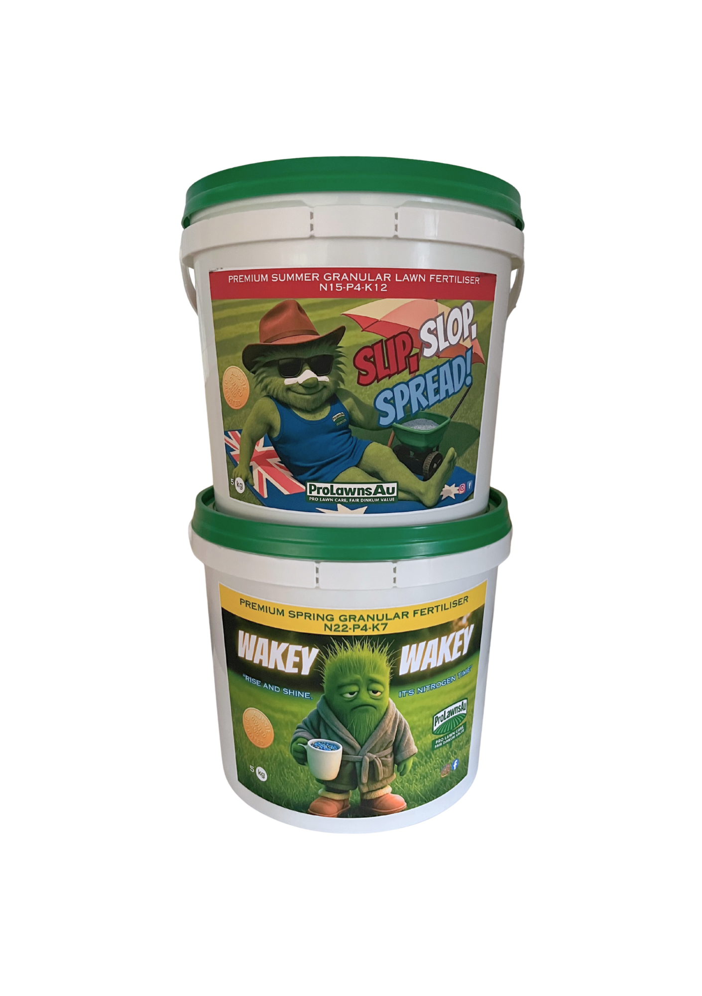 The “Sun’s Out, Guns Out” Pack (Wakey Wakey + Slip, Slop, Spread!)