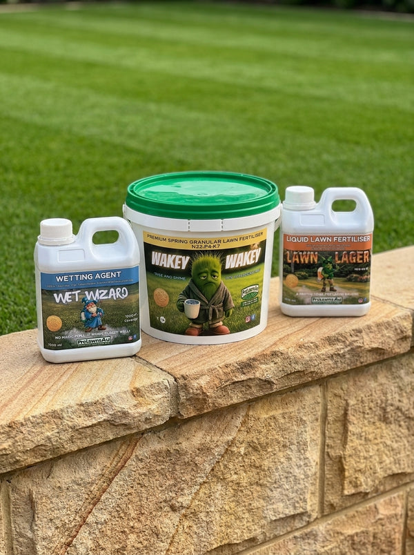 Spring Bundle Pack. Wakey Wakey + Lawn Lager + Wet Wizard